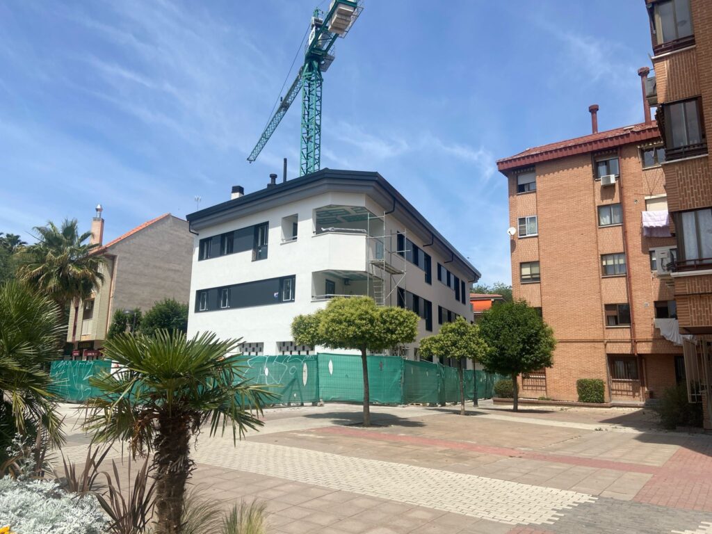 Trabajos de construcción Cardo y Decumano 3 Arellano